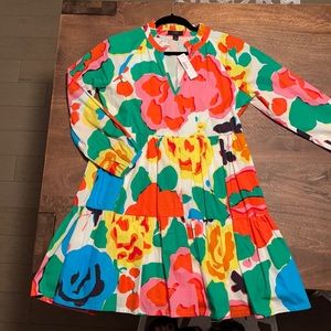 J Crew Floral Dress. Size Small. NWT.